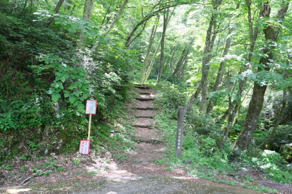 大万木山登山口渓谷ルート