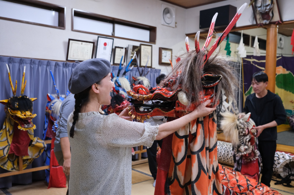 石見神楽 多根神楽団 練習見学ツアー