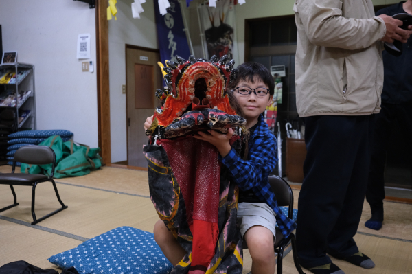 石見神楽 多根神楽団 練習見学ツアー